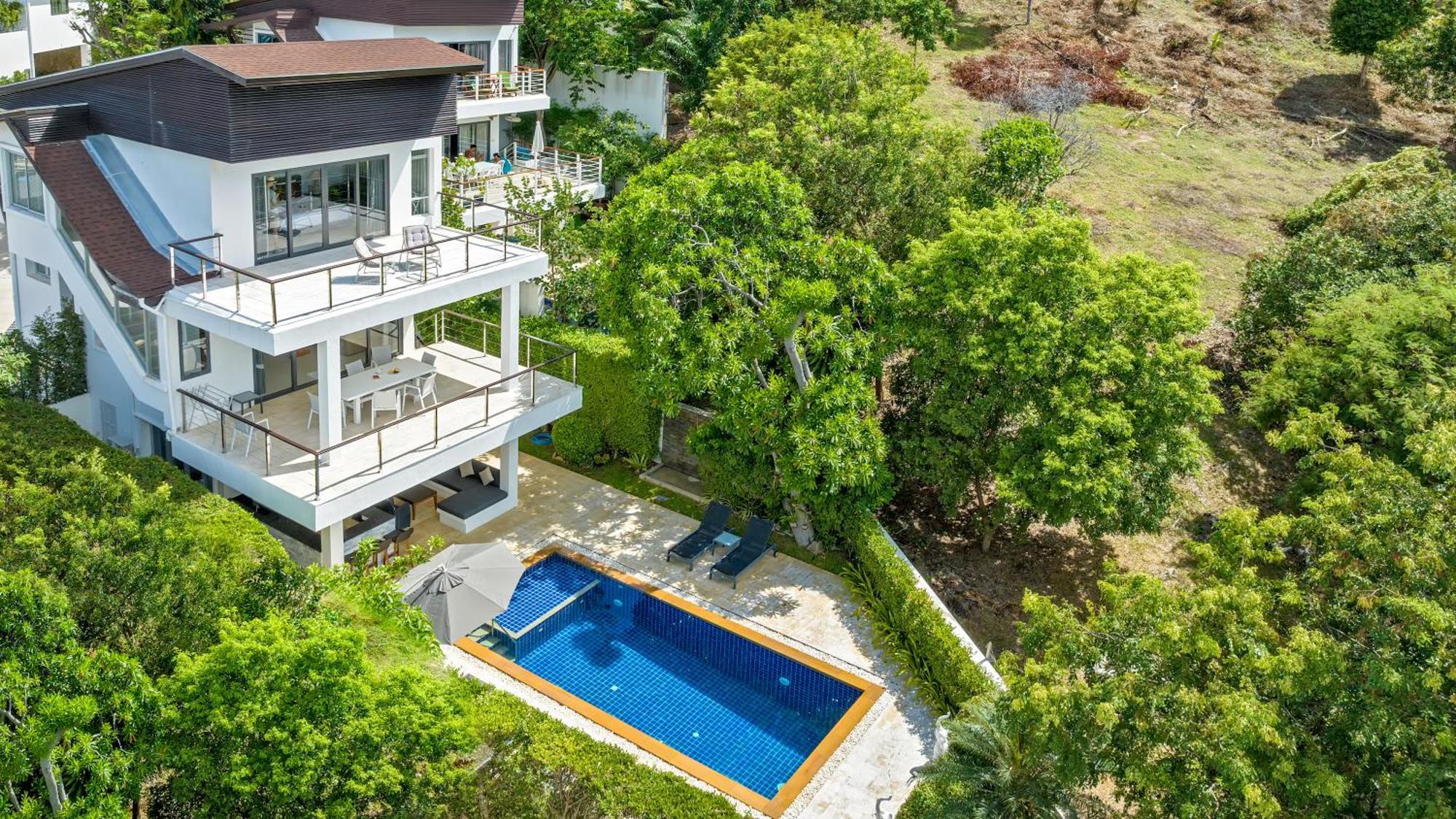 3 Bedroom Luxury 5 Star Seaview Villa Esprit Bang Rak Beach  Exteriör bild