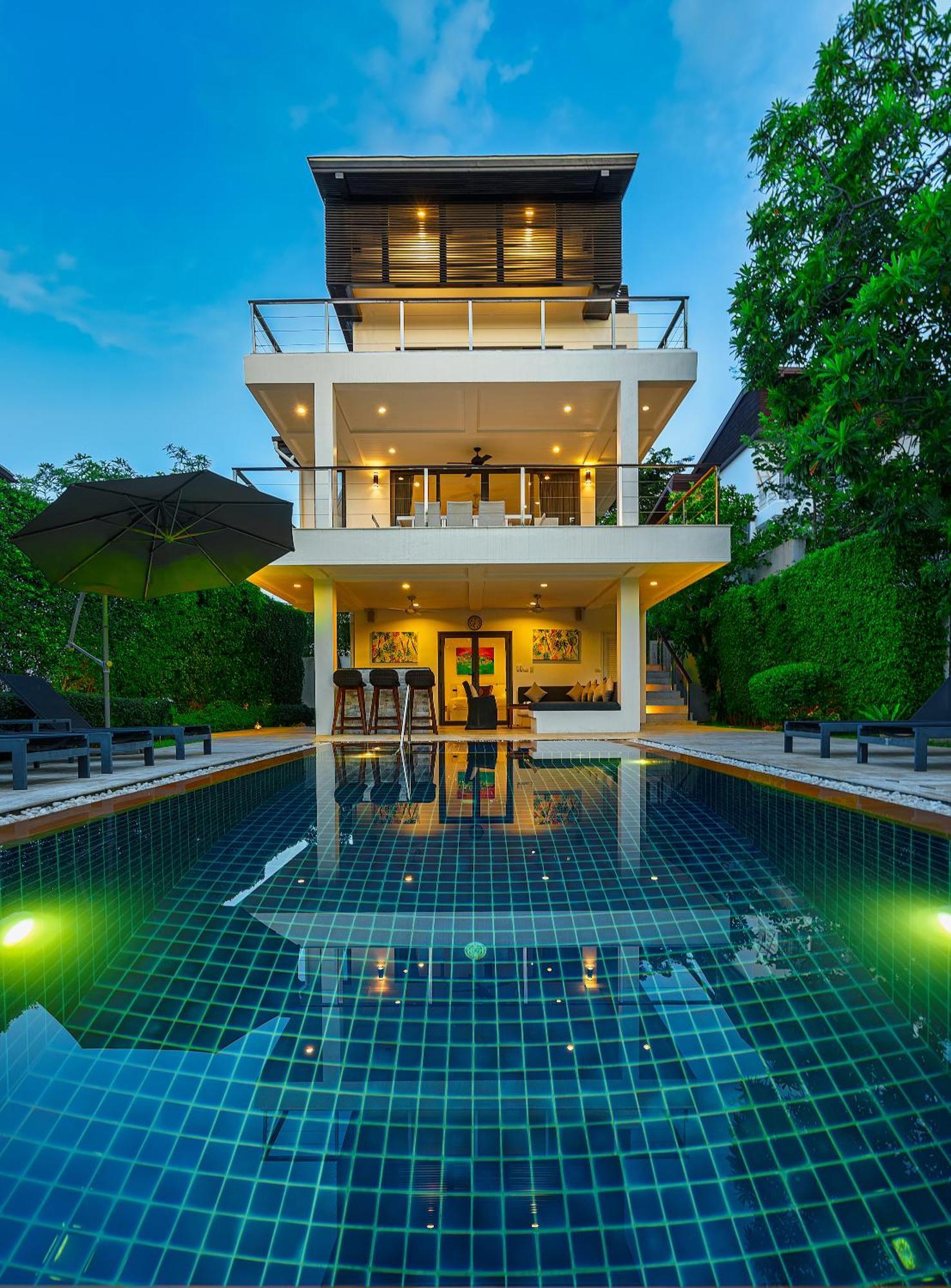 3 Bedroom Luxury 5 Star Seaview Villa Esprit Bang Rak Beach  Exteriör bild